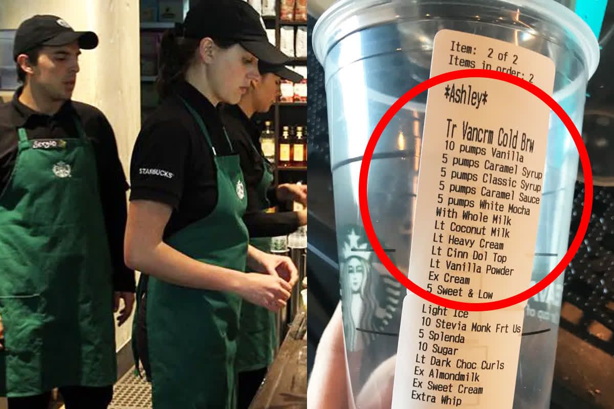 Shocking Starbucks Orders Shared by Baristas Prepare to Be Amazed (or